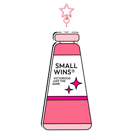 "Small Wins" Giant Keychain