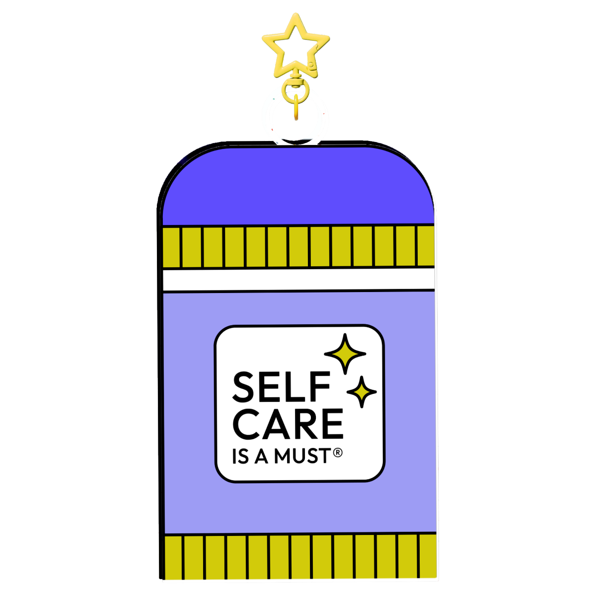 "Self Care" Giant keychain