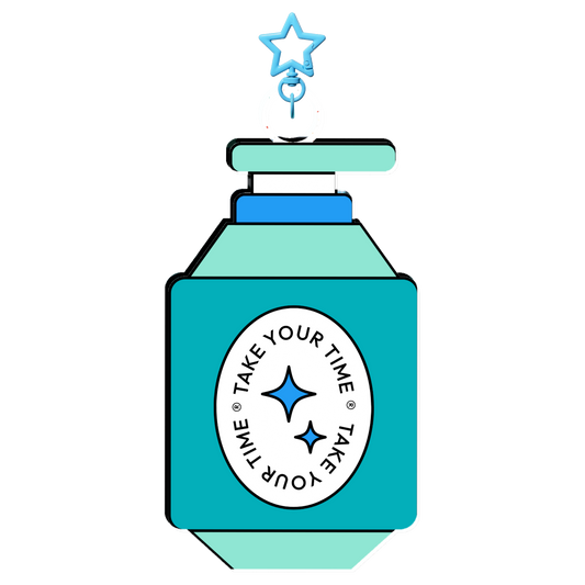 "Take Your Time" Giant keychain