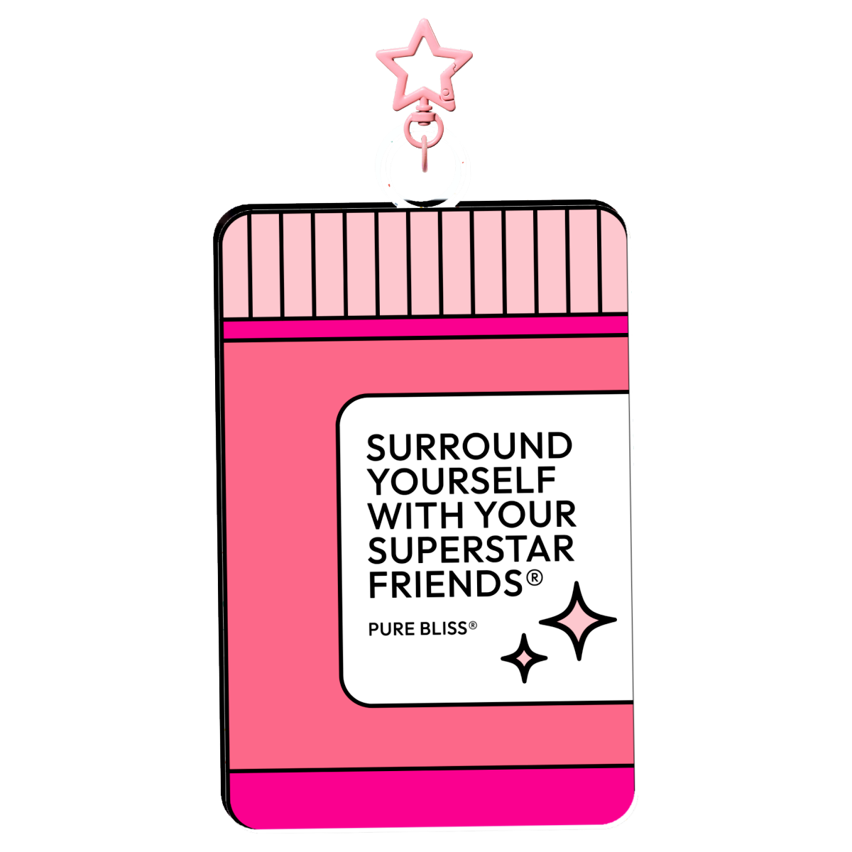 "Pure Bliss" Giant keychain