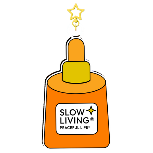 "Slow Living" Giant keychain